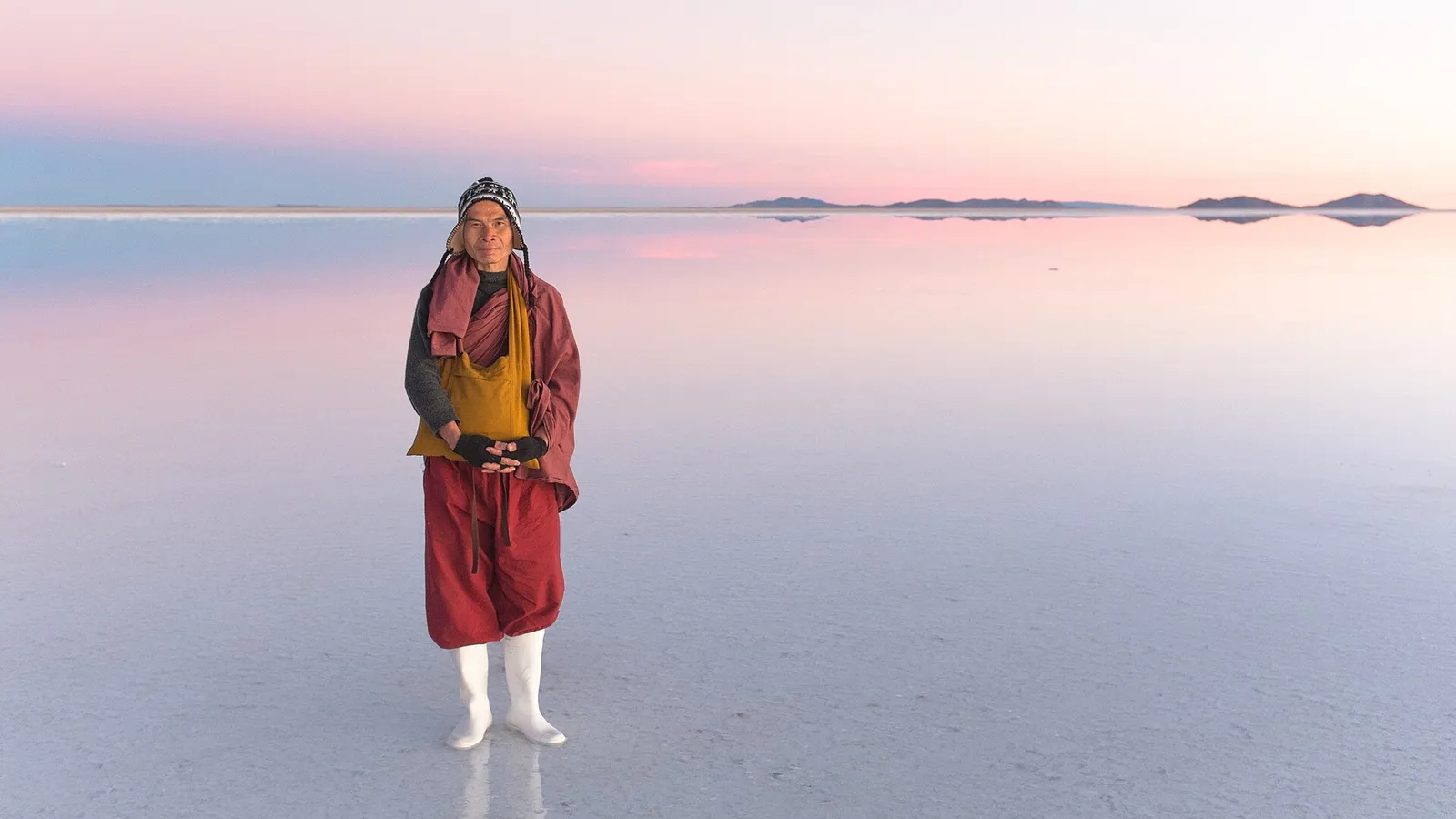 Amanecer en el Salar de Uyuni